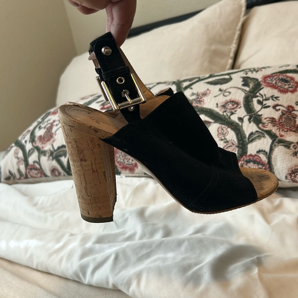 Gianvito Rossi black heels sandals